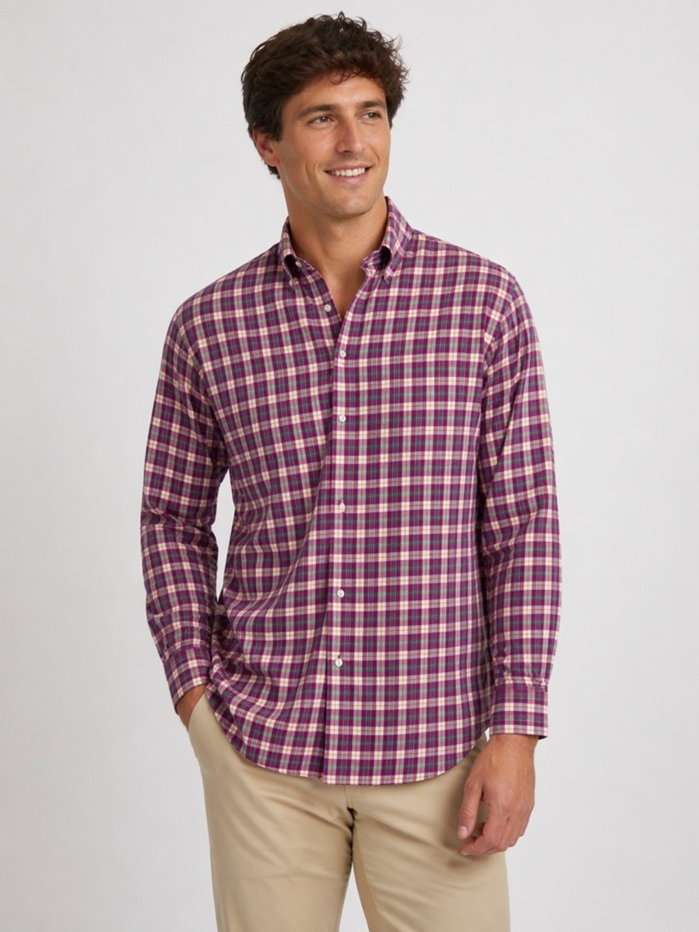 Brooks Brothers Plaid Button Down Shirt | Size M | 100% Cotton Classic Preppy